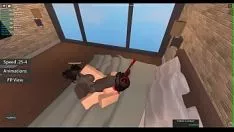 Jouer Hot Bunny Rabbit Girl se fait baiser par la bande de roulement (roblox)