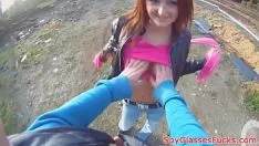 Abspielen Plunkedup europäisches Baby saugt in Sashay auf Spycam