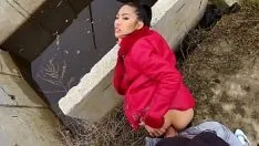 Play Big tits asian beauty picked up and fucked while travelling europe